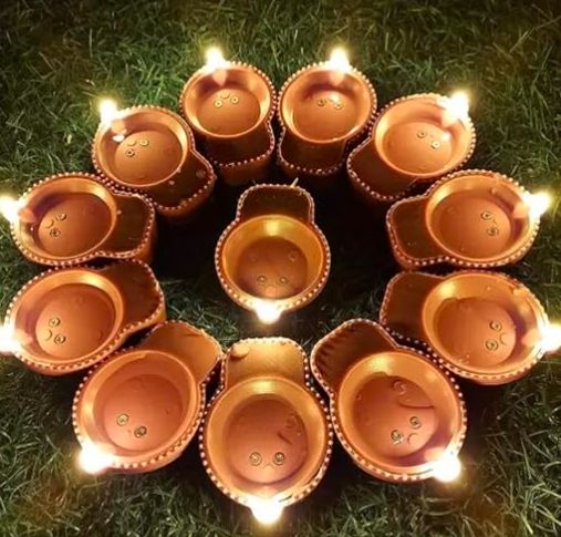 Water Sensor Diyas for Decoration | Kids & Pets Friendly
