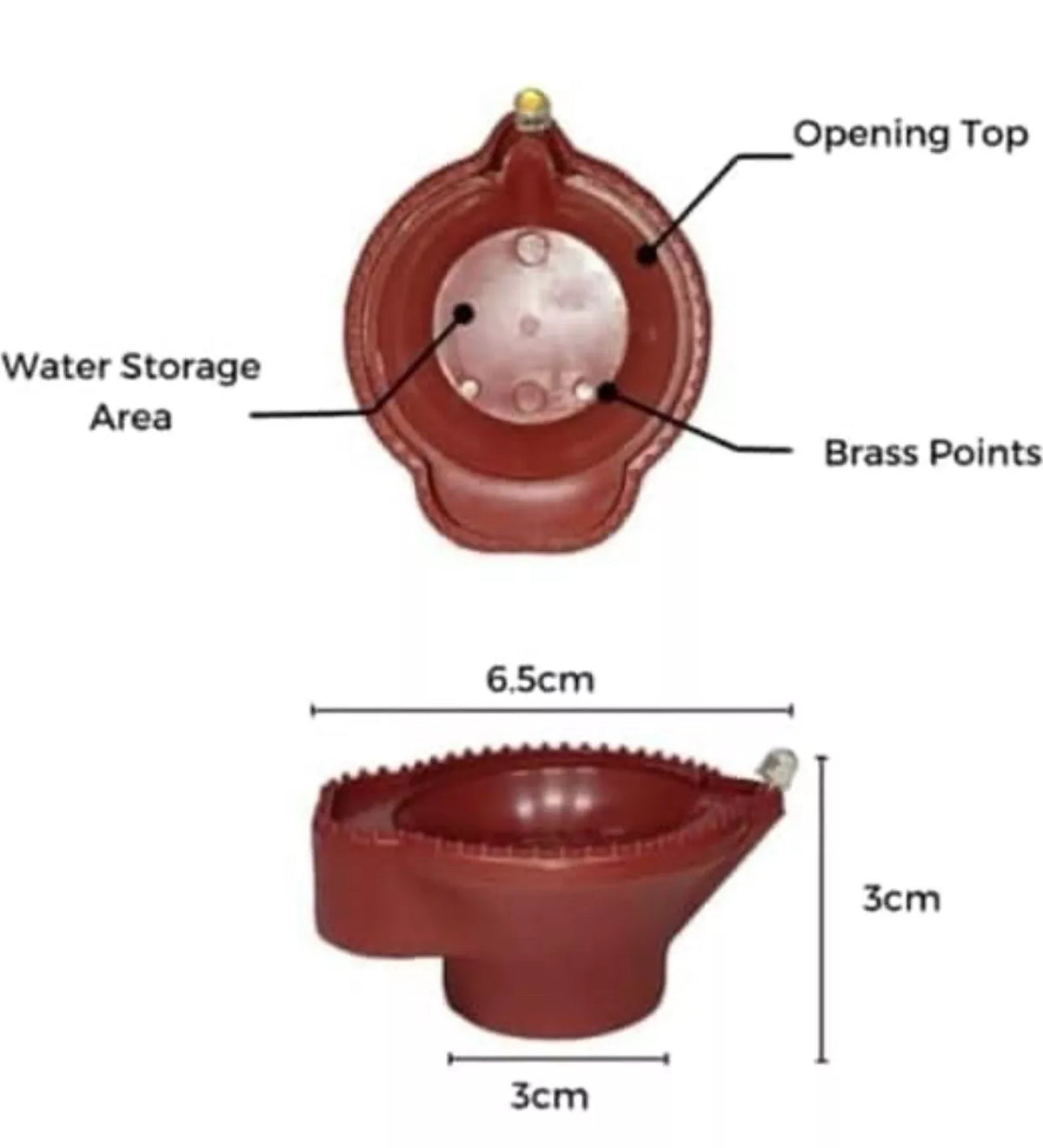 12 Water Sensor Diyas for Decoration | Kids & Pets Friendly