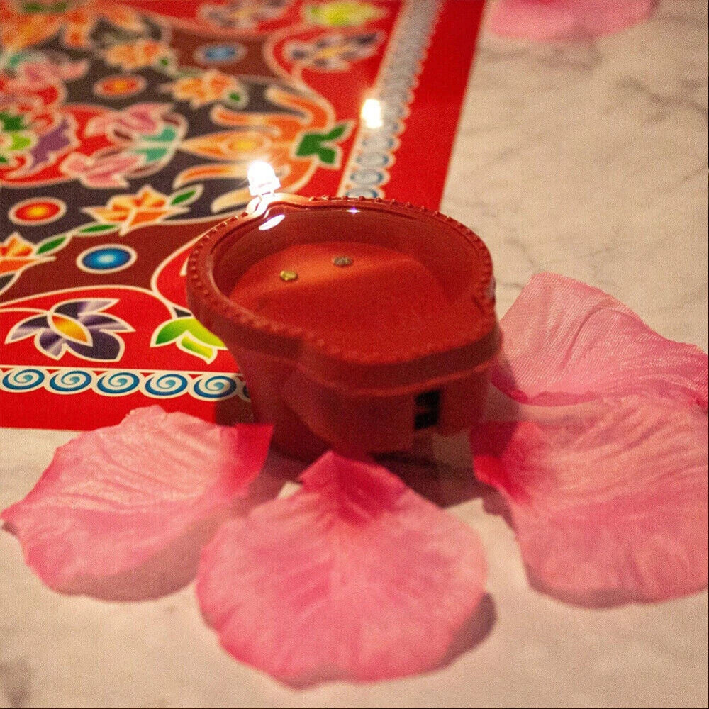 12 Water Sensor Diyas for Decoration | Kids & Pets Friendly